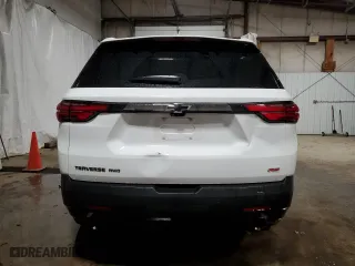 2022 Chevrolet Traverse RS with VIN 1GNEVJKW4NJ167128, listed as a Copart auction lot 49682625 with 51,857 mi miles and Salvage Title. Bid and sale history available at carsss.com. Image 6.