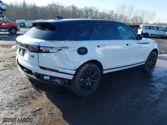2022 Land Rover Range Rover Velar R-Dynamic S with VIN SALYT2EX7NA341627, listed as a IAAI auction lot 41111238 with 18,982 mi miles. Bid and sale history available at carsss.com. Image 4.