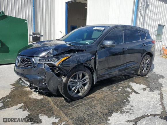 2023 Acura RDX w/A-Spec Package with VIN 5J8TC1H6XPL005137, listed as a Copart auction lot 70374543 with 1,899 mi miles and Salvage Title. Bid and sale history available at carsss.com. Image 1.