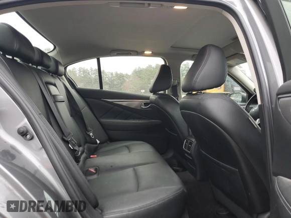 2015 Infiniti Q50 Premium with VIN JN1BV7AR1FM423058, listed as a Copart auction lot 52195215 with 94,797 mi miles and Clean Title. Bid and sale history available at carsss.com. Image 10.