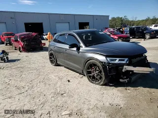 2019 Audi SQ5 Premium Plus with VIN WA1B4AFY0K2053783, listed as a Copart auction lot 45838195 with 0 mi miles and Non Repairable. Bid and sale history available at carsss.com. Image 11.