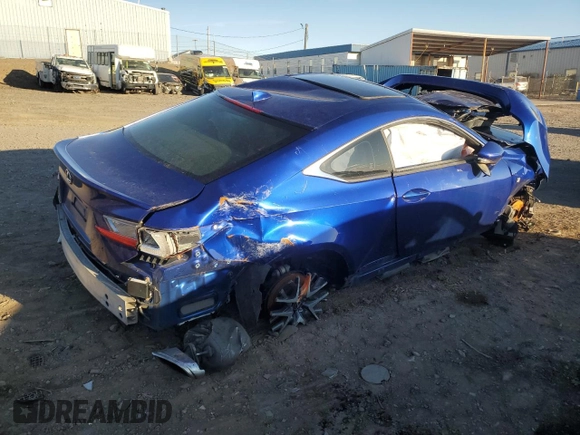 2017 Lexus RC with VIN JTHSM5BCXH5003762, listed as a Copart auction lot 83237814 with 0 mi miles and Salvage Title. Bid and sale history available at carsss.com. Image 3.