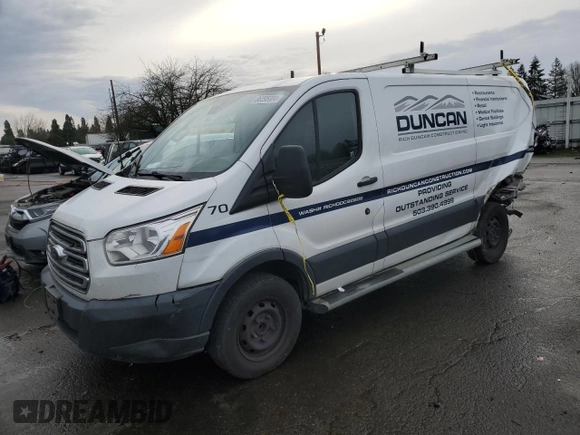 2017 Ford Transit with VIN 1FTYR1ZM3HKB29631, listed as a Copart auction lot 86395004 with 96,975 mi miles and Salvage Title. Bid and sale history available at DreamBid. Image 1.