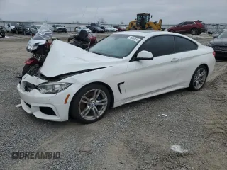 2014 BMW 4 Series 428i with VIN WBA3N3C53EF711572, listed as a Copart auction lot 45660555 with 149,805 mi miles and Salvage title. Bid and sale history available at DreamBid. Image 1.