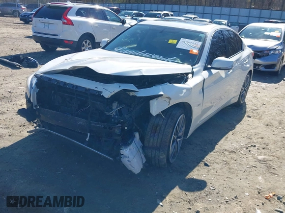 2016 Infiniti Q50 3.0t Premium with VIN JN1EV7AP6GM303835, listed as a IAAI auction lot 41587532 with 90,200 mi miles. Bid and sale history available at carsss.com. Image 6.