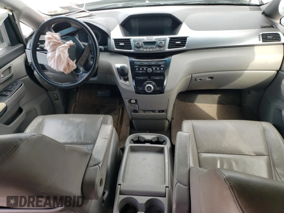 2011 Honda Odyssey EX-L with VIN 5FNRL5H63BB076398, listed as a Copart auction lot 44438995 with 190,714 mi miles and Salvage Title. Bid and sale history available at carsss.com. Image 8.