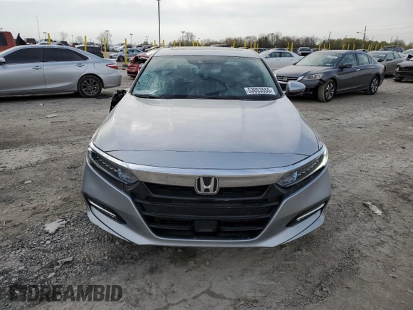 2020 Honda Accord EX-L with VIN 1HGCV3F53LA018320, listed as a Copart auction lot 53053555 with 72,635 mi miles and Salvage title. Bid and sale history available at DreamBid. Image 5.