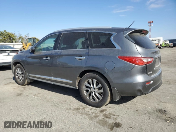 2015 Infiniti QX60 with VIN 5N1AL0MM7FC518912, listed as a Copart auction lot 66558744 with 125,750 mi miles and Salvage title. Bid and sale history available at DreamBid. Image 2.