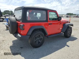 2019 Jeep Wrangler Sport z VIN 1C4GJXAG1KW662461, wystawiony jako Copart lot #54216665 z przebiegiem 49 304 mil mil oraz Szkoda całkowita • Salvage title. Historia ofert i sprzedaży dostępna na DreamBid. Obrazek 3.