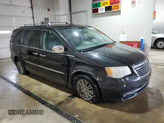 2014 Chrysler Town & Country Touring-L 30th Anniversary with VIN 2C4RC1CG8ER249656, listed as a Copart auction lot 51920225 with 167,136 mi miles and Salvage Title. Bid and sale history available at carsss.com. Image 4.