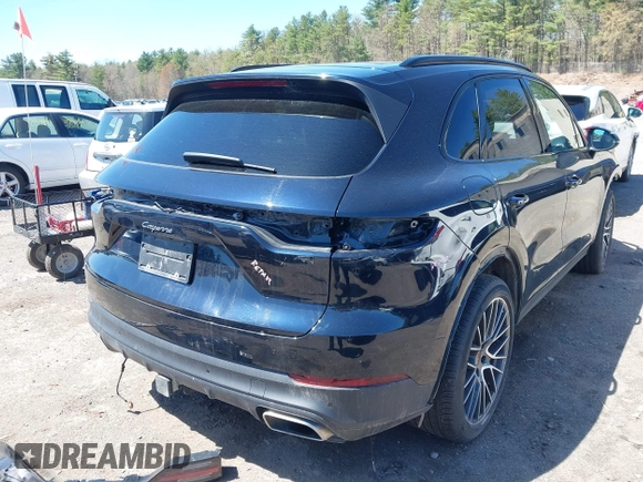 2023 Porsche Cayenne Turbo S E-Hybrid with VIN WP1AA2AY1PDA09888, listed as a IAAI auction lot 41988571 with 14,924 mi miles and . Bid and sale history available at DreamBid. Image 4.