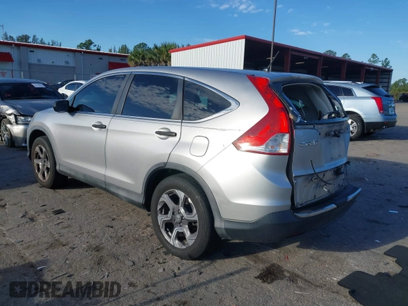 2014 Honda CR-V LX with VIN 3CZRM3H35EG708060, listed as a IAAI auction lot 41761003 with 142,954 mi miles. Bid and sale history available at carsss.com. Image 3.