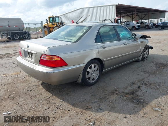 2002 Acura RL with VIN JH4KA96582C011728, listed as a IAAI auction lot 41938429 with 1 mi miles. Bid and sale history available at carsss.com. Image 4.