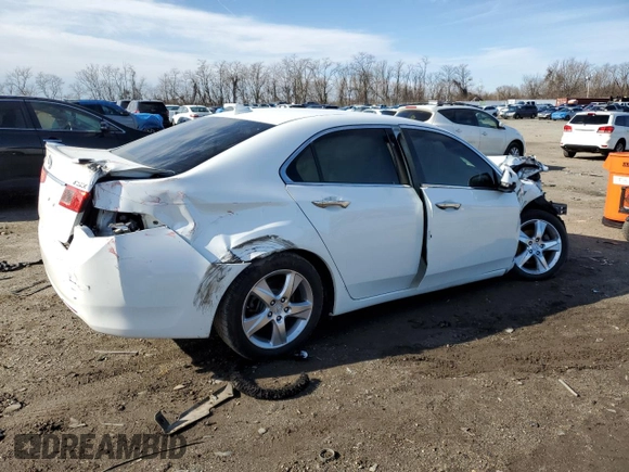 2012 Acura TSX Tech Pkg with VIN JH4CU2F66CC021056, listed as a Copart auction lot 48221775 with 0 mi miles and Salvage Title. Bid and sale history available at carsss.com. Image 3.