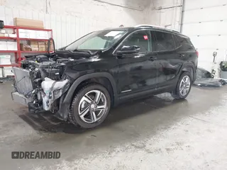 2021 GMC Terrain SLT with VIN 3GKALVEV5ML343915, listed as a IAAI auction lot 41709567 with 67,243 mi miles and . Bid and sale history available at DreamBid. Image 2.