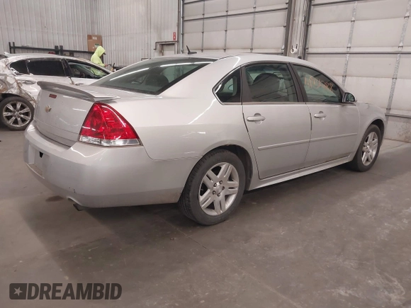 2012 Chevrolet Impala LT Fleet with VIN 2G1WG5E3XC1233620, listed as a IAAI auction lot 41931288 with 276,251 mi miles and . Bid and sale history available at DreamBid. Image 4.