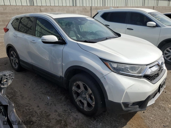 2018 Honda CR-V EX-L with VIN 2HKRW1H89JH509661, listed as a Copart auction lot 47668895 with 76,005 mi miles and Salvage Title. Bid and sale history available at carsss.com. Image 4.
