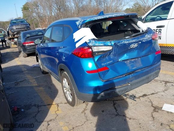 2020 Hyundai Tucson Value with VIN KM8J3CA4XLU116135, listed as a IAAI auction lot 41434073 with 65,387 mi miles. Bid and sale history available at carsss.com. Image 3.