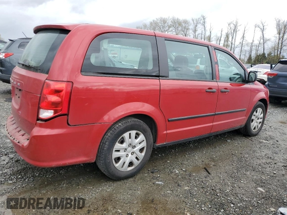 2013 Dodge Grand Caravan SE with VIN 2C4RDGBG3DR790081, listed as a Copart auction lot 52454705 with 160,226 mi miles and Salvage Title. Bid and sale history available at DreamBid. Image 3.