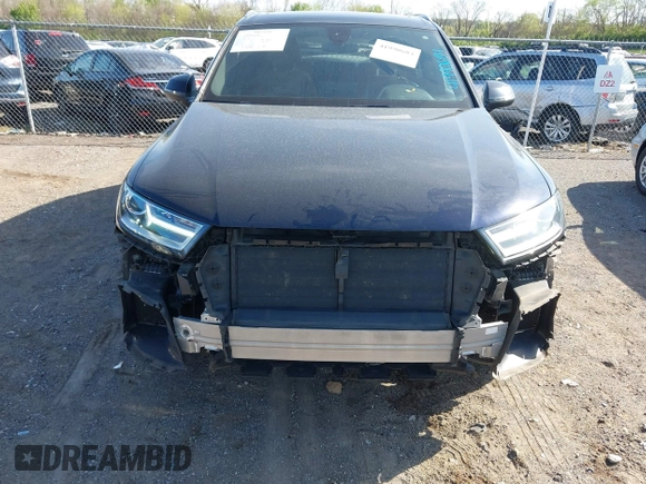 2017 Audi Q7 Premium with VIN WA1AAAF72HD034032, listed as a IAAI auction lot 41990684 with 89,511 mi miles and . Bid and sale history available at DreamBid. Image 13.