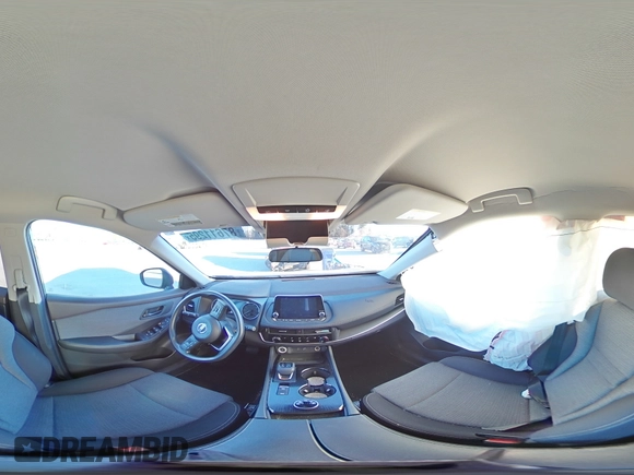 2021 Nissan Rogue S with VIN 5N1AT3AB9MC835639, listed as a Copart auction lot 87611295 with 28,373 mi miles and Salvage title. Bid and sale history available at DreamBid. Image 13.