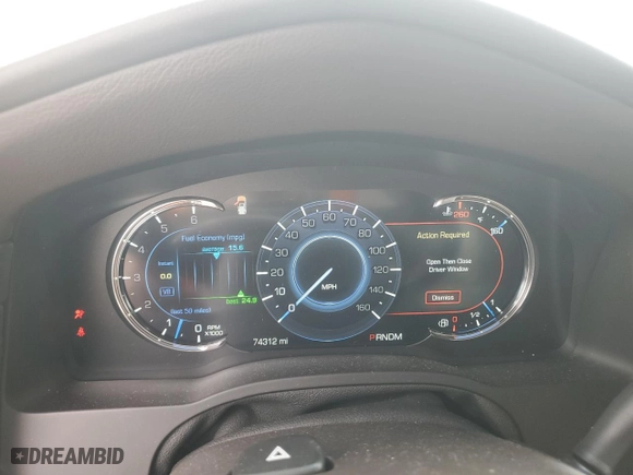 2016 Cadillac Escalade Luxury Collection with VIN 1GYS4BKJ6GR317151, listed as a Copart auction lot 45726035 with 74,312 mi miles and Salvage Title. Bid and sale history available at carsss.com. Image 9.