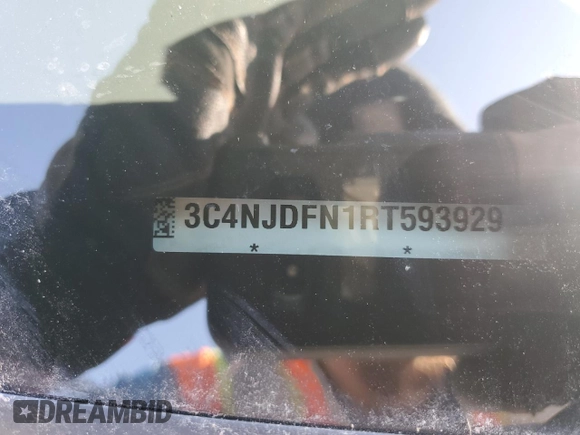 2024 Jeep Compass Latitude Lux с VIN 3C4NJDFN1RT593929, выставлен на аукционе Copart как лот 53492725 с пробегом 14 033 миль миль и Списание • Salvage title. История ставок и продаж доступна на DreamBid. Изображение 13.