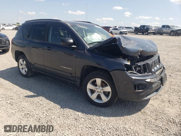 2016 Jeep Compass Sport with VIN 1C4NJCBA8GD524588, listed as a Copart auction lot 53858485 with 137,396 mi miles and Non repairable. Bid and sale history available at DreamBid. Image 4.