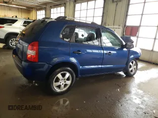 2007 Hyundai Tucson GLS with VIN KM8JM12B57U506533, listed as a Copart auction lot 48228404 with 0 mi miles and Salvage Title. Bid and sale history available at carsss.com. Image 3.