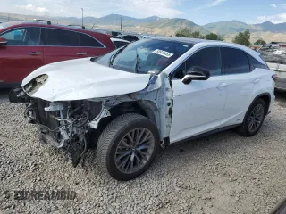 2020 Lexus RX 450h F Sport Performance with VIN 2T2YGMDA1LC043924, listed as a Copart auction lot 58921455 with 36,032 mi miles and Salvage title. Bid and sale history available at DreamBid. Image 1.