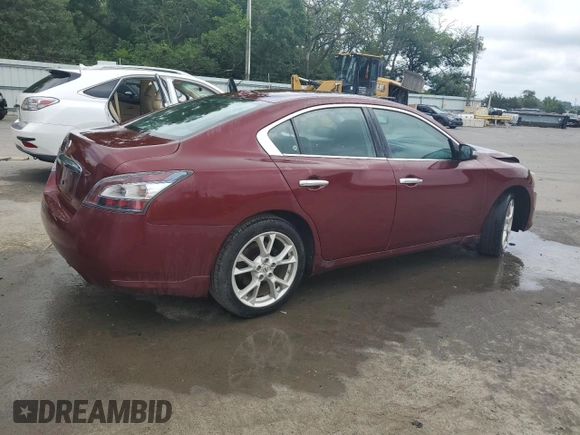 2013 Nissan Maxima SV with VIN 1N4AA5AP5DC820448, listed as a Copart auction lot 60411935 with 145,068 mi miles and Salvage title. Bid and sale history available at DreamBid. Image 3.