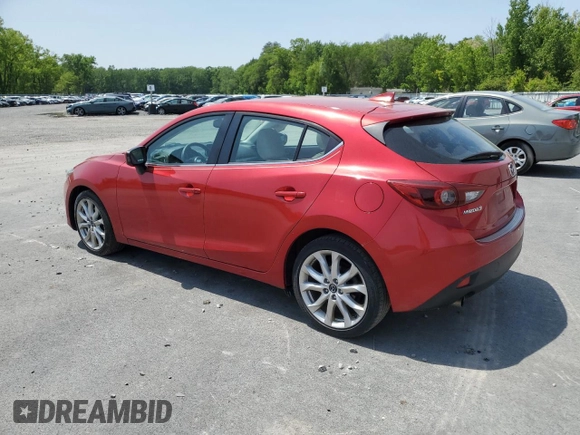 2015 Mazda 3 S Grand Touring with VIN JM1BM1M38F1274301, listed as a Copart auction lot 59513355 with 95,239 mi miles and Salvage title. Bid and sale history available at DreamBid. Image 2.