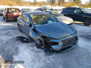 2017 Infiniti Q50 3.0t Premium with VIN JN1EV7AR0HM838534, listed as a IAAI auction lot 41625322 with 130,090 mi miles. Bid and sale history available at carsss.com. Image 1.