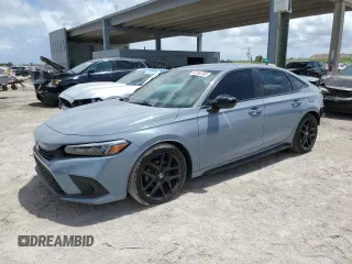 2022 Honda Civic Sedan Sport with VIN 2HGFE2F53NH588717, listed as a Copart auction lot 52164785 with 17,015 mi miles and Salvage Title. Bid and sale history available at carsss.com. Image 1.
