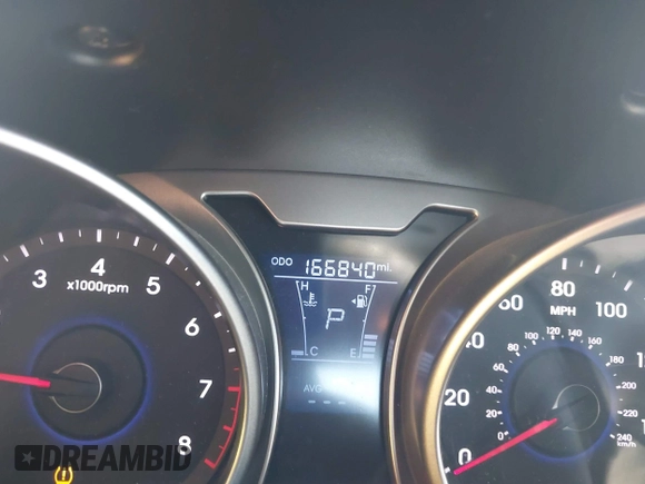2013 Hyundai Veloster w/Gray Int with VIN KMHTC6AD2DU115735, listed as a IAAI auction lot 39404347 with 166,840 mi miles and . Bid and sale history available at DreamBid. Image 7.