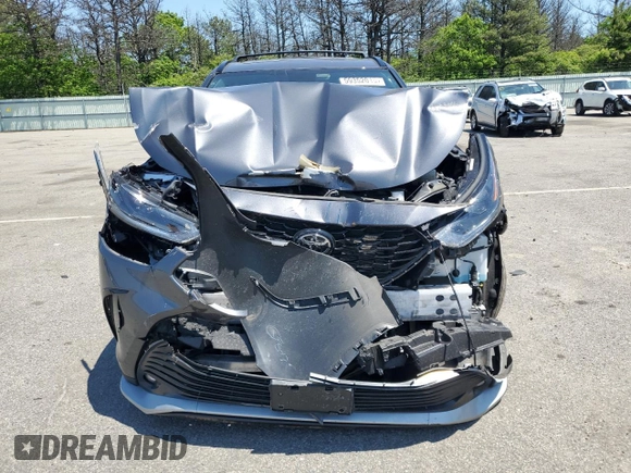 2022 Toyota Highlander XSE with VIN 5TDLZRBH8NS242131, listed as a Copart auction lot 59352015 with 26,232 mi miles and Salvage title. Bid and sale history available at DreamBid. Image 5.