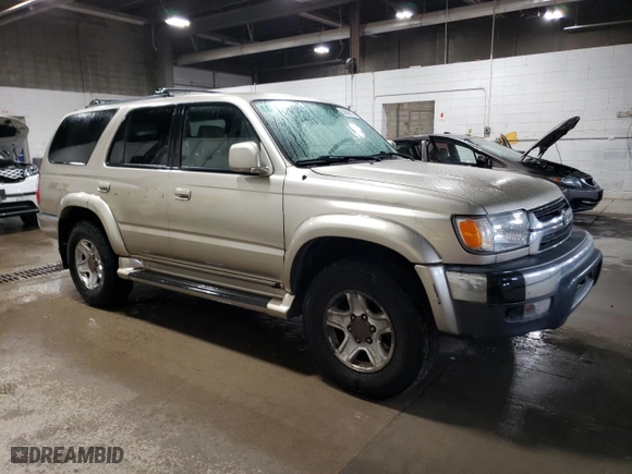 2001 Toyota 4Runner SR5 with VIN JT3HN86R110341809, listed as a Copart auction lot 50868615 with 267,874 mi miles and Clean Title. Bid and sale history available at carsss.com. Image 4.