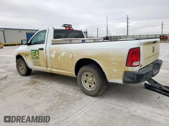2023 Ram 1500 Tradesman with VIN 3C6JR6DG6PG671268, listed as a Copart auction lot 59573325 with 65,993 mi miles and Salvage title. Bid and sale history available at DreamBid. Image 2.