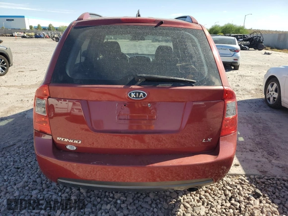 2007 Kia Rondo LX with VIN KNAFG525377063667, listed as a Copart auction lot 72430004 with 128,789 mi miles and Salvage Title. Bid and sale history available at carsss.com. Image 6.