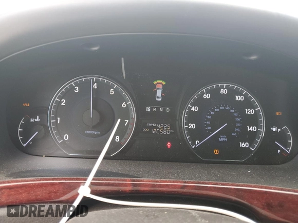 2012 Hyundai Equus Signature z VIN KMHGH4JH8CU052035, wystawiony jako Copart lot #72178584 z przebiegiem 120 580 mil mil oraz Szkoda całkowita • Salvage title. Historia ofert i sprzedaży dostępna na DreamBid. Obrazek 9.