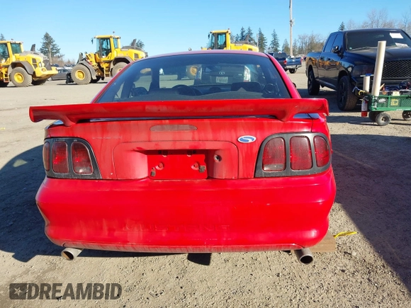 1996 Ford Mustang with VIN 1FALP4042TF180575, listed as a IAAI auction lot 41561882 with 248,183 mi miles. Bid and sale history available at carsss.com. Image 16.