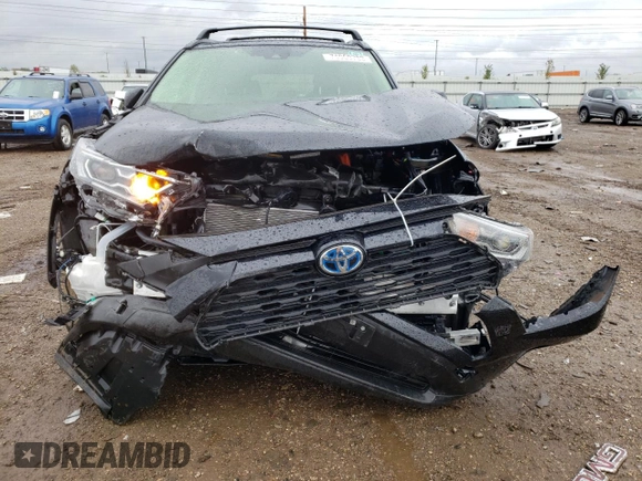 2021 Toyota RAV4 Hybrid LE with VIN JTMB6RFV5MD043228, listed as a Copart auction lot 71969783 with 28,532 mi miles and Salvage Title. Bid and sale history available at carsss.com. Image 5.