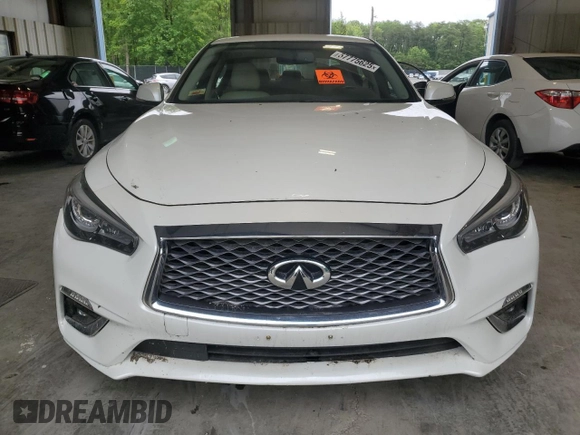 2020 Infiniti Q50 Luxe z VIN JN1EV7AR5LM251190, wystawiony jako Copart lot #57775625 z przebiegiem 47 916 mil mil oraz Szkoda całkowita • Salvage title. Historia ofert i sprzedaży dostępna na DreamBid. Obrazek 5.