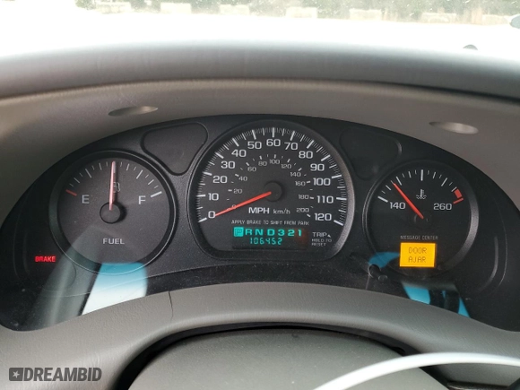 2002 Chevrolet Impala with VIN 2G1WF52E229359267, listed as a Copart auction lot 45092505 with 106,452 mi miles and Salvage Title. Bid and sale history available at carsss.com. Image 9.