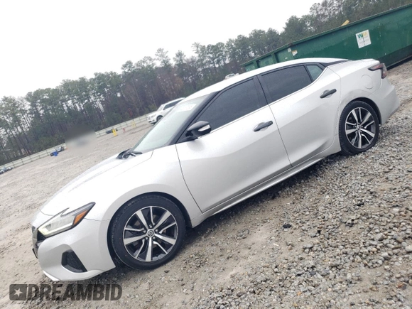2020 Nissan Maxima SV with VIN 1N4AA6CV2LC362920, listed as a Copart auction lot 45357295 with 66,952 mi miles and Salvage Title. Bid and sale history available at carsss.com. Image 1.