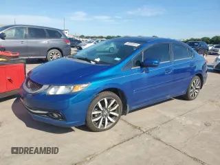 2015 Honda Civic EX-L z VIN 19XFB2F98FE003587, wystawiony jako Copart lot #60349515 z przebiegiem 180 102 mil mil oraz Czysty tytuł • Clean title. Historia ofert i sprzedaży dostępna na DreamBid. Obrazek 1.