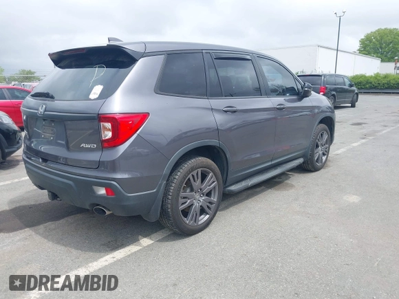 2020 Honda Passport EX-L z VIN 5FNYF8H5XLB018060, wystawiony jako IAAI lot #41961243 z przebiegiem 60 575 mil mil oraz . Historia ofert i sprzedaży dostępna na DreamBid. Obrazek 4.