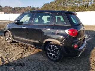 2014 FIAT 500L Trekking with VIN ZFBCFADH0EZ007862, listed as a Copart auction lot 42146165 with 86,392 mi miles and Salvage Title. Bid and sale history available at DreamBid. Image 2.