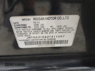 2002 Nissan Maxima GLE z VIN JN1DA31D42T411097, wystawiony jako IAAI lot #41667218 z przebiegiem 213 560 mil mil oraz . Historia ofert i sprzedaży dostępna na DreamBid. Obrazek 9.