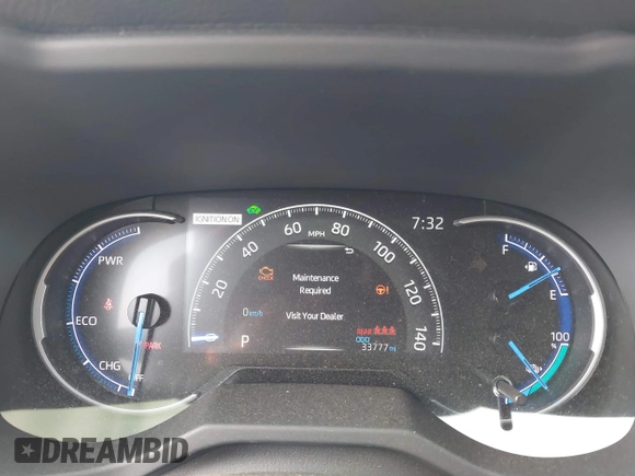 2023 Toyota RAV4 SE with VIN JTMAB3FV2PD152500, listed as a IAAI auction lot 42405116 with 33,777 mi miles and . Bid and sale history available at DreamBid. Image 7.